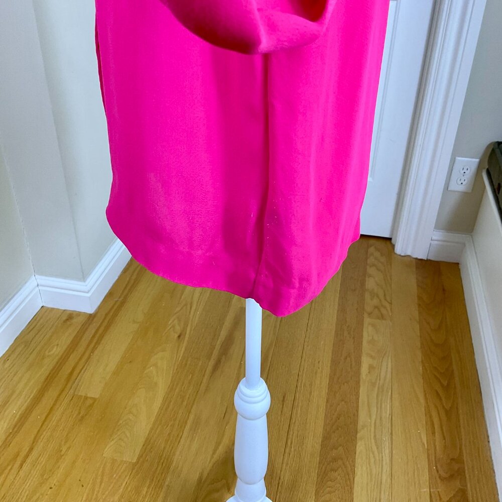 Kate Spade Blouse Long Sleeve Ruffle Collar Pink (8) - Picture 3 of 8